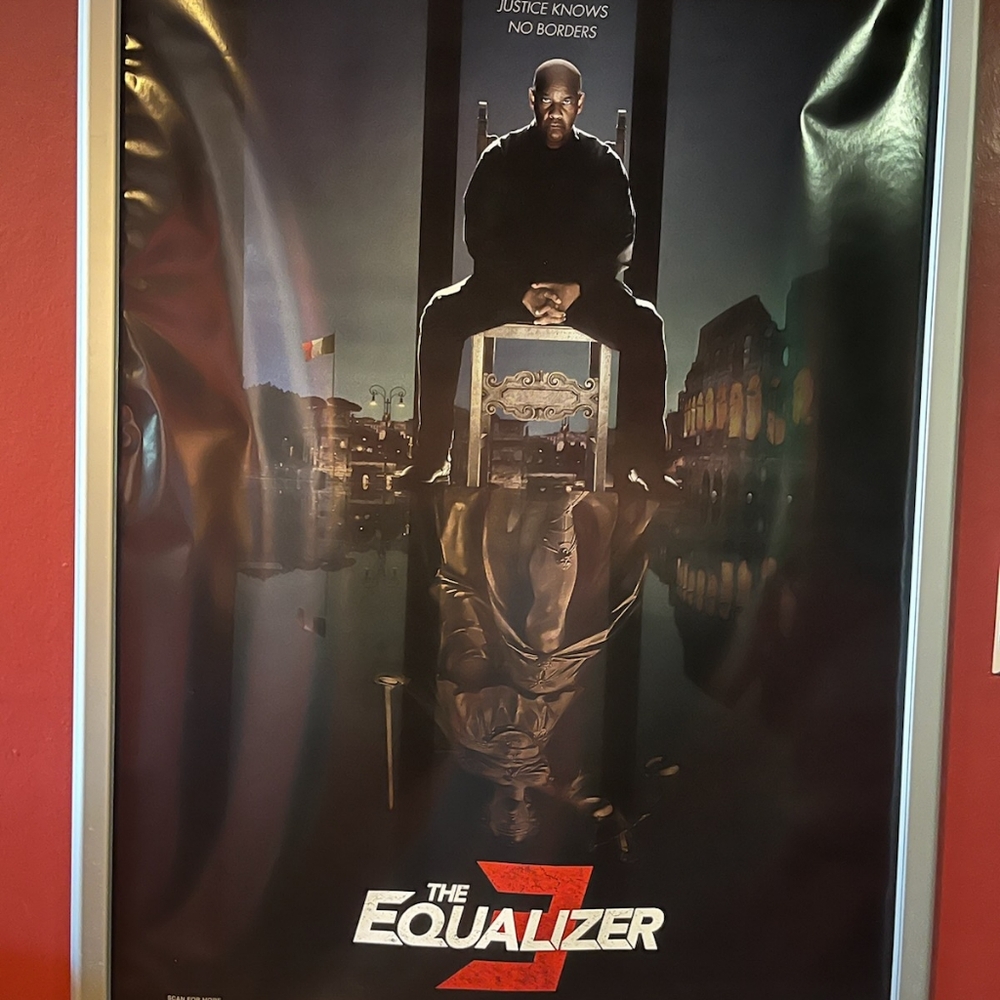 The Equalizer 3 Movie Theater Poster